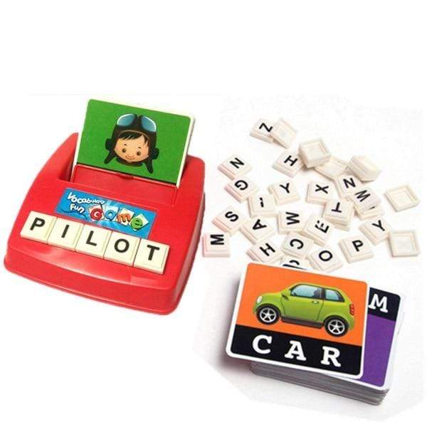 Planet Gates Matching Letter Game Spelling Reading English Alphabet Wooden Letters Card Match Game Children Pre-school Learning Language Toys