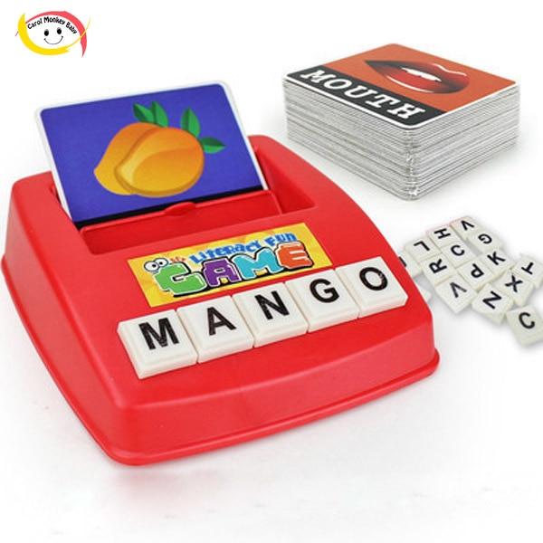 Planet Gates Matching Letter Game Spelling Reading English Alphabet Wooden Letters Card Match Game Children Pre-school Learning Language Toys