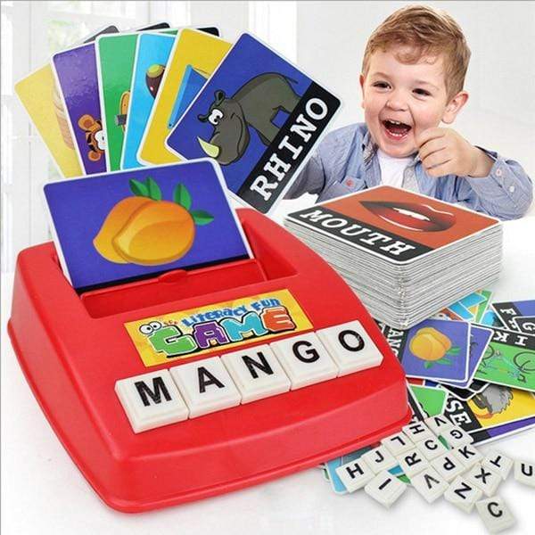 Planet Gates Matching Letter Game Spelling Reading English Alphabet Wooden Letters Card Match Game Children Pre-school Learning Language Toys