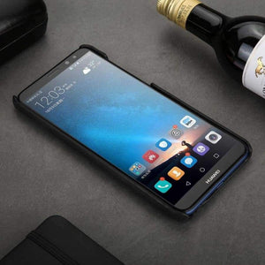 Planet Gates mate10lite black / Genuine Leather Leather back cover For Huawei mate 10 lite nova 2i honor 9i case phone cases and covers shell