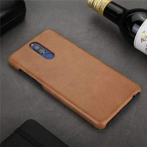 Planet Gates mate10lite brown / Genuine Leather Leather back cover For Huawei mate 10 lite nova 2i honor 9i case phone cases and covers shell
