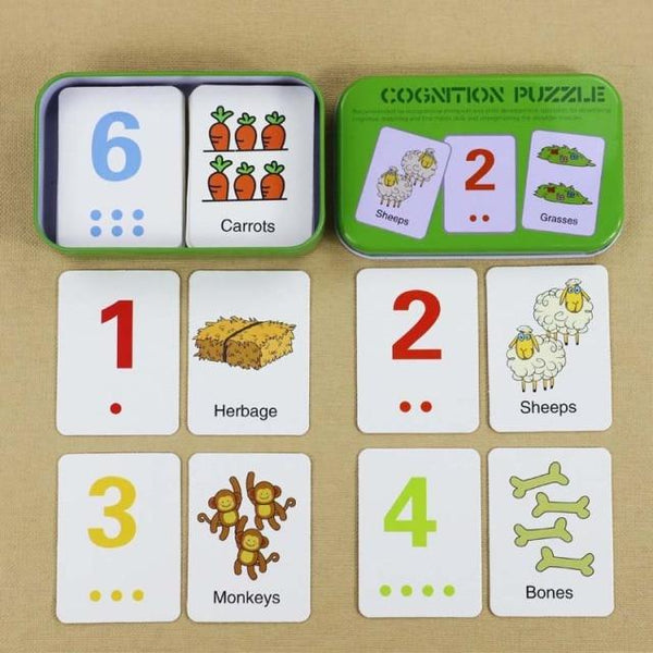 Planet Gates math 2 / Russian Federation Baby Toys Montessori wooden Cognitive Pair Puzzle Card Toy For Kids Learning Education Vehicle/Fruit/Animal/Life Set Puzzle Gift