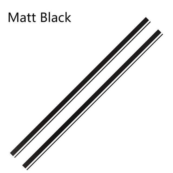 Planet Gates Matt Black Car Side Stripes Stickers Vinyl Film Auto Decoration Decals For Volkswagen Cross Up GT Styling Automobile Car Tuning Accessories
