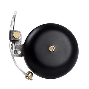 Planet Gates Matt Black Vintage Mini Bicycle Bell Ultralight Copper Safety Sound Cycling Bell Handlebar Horn Aluminum Alloy MTB Bike Bells