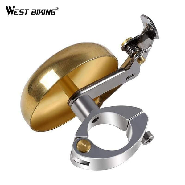 Planet Gates Matt Black Vintage Mini Bicycle Bell Ultralight Copper Safety Sound Cycling Bell Handlebar Horn Aluminum Alloy MTB Bike Bells