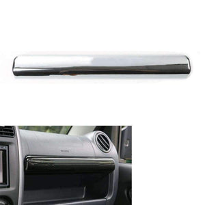Planet Gates Matt Silver For 2007-2015 Suzuki Jimny Car Styling Glove Box Cover Trim ABS Chrome Storage Box Decoration Sticker Interior Car Accessories