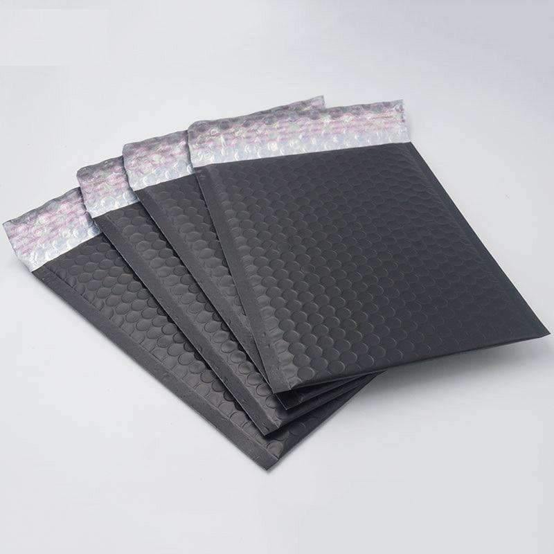 Planet Gates matte black / 20x28cm 8.28 10pcs Black Matter Bubble Bags Usable space Poly bubble Mailer envelopes Packing bag Mailing Self Sealing Shipping Supplies