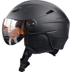 Planet Gates matte black / 58-60cm Ski Helmet With Goggles Snowboard Helmet Men/Women/Kids Snowmobile Motorcycle Skis/Sled Mask Winter Snow Warm Fleece