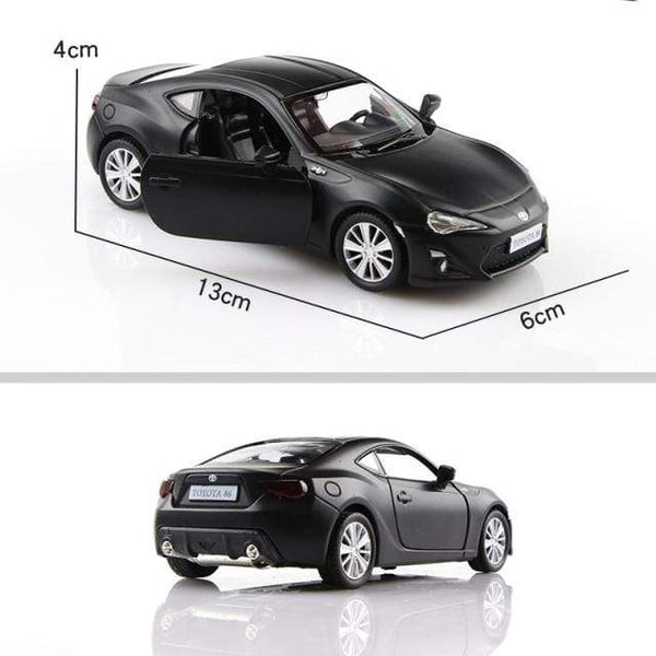 Planet Gates Matte Black Japanese Supercar Family TOYOTA 86 GT Simulation Exquisite Diecasts & Toy Vehicles RMZ city Car Styling 1:36 Alloy Car Model