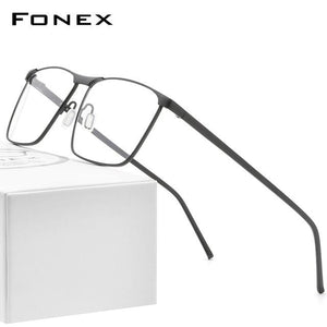 Planet Gates Matte Black Pure Titanium Glasses Frame Men 2020 Prescription Eye Glasses for Men Square Eyeglasses Myopia Optical Frame Eyewear 8526