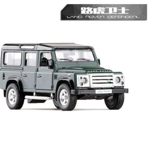 Planet Gates Matte green High Simulation 1:36 RMZ City Land Defender SUV Alloy Diecast Models Car Toys Pull Back Cars Off-road Vehicle For Kids Toy Gifts