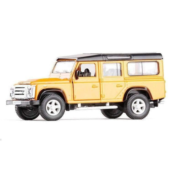 Planet Gates Matte green High Simulation 1:36 RMZ City Land Defender SUV Alloy Diecast Models Car Toys Pull Back Cars Off-road Vehicle For Kids Toy Gifts