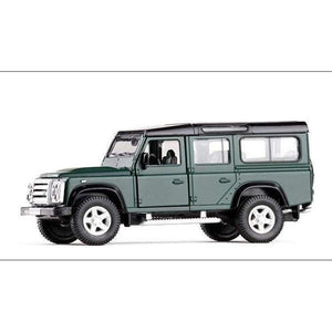 Planet Gates Matte green High Simulation 1:36 RMZ City Land Defender SUV Alloy Diecast Models Car Toys Pull Back Cars Off-road Vehicle For Kids Toy Gifts