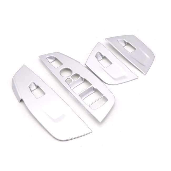 Planet Gates Left Handle Drive Car !! ABS Accessories Interior Car Door Window Lift Regulator Cover 4PCS for BMW X3 G01 2018 Third Generation