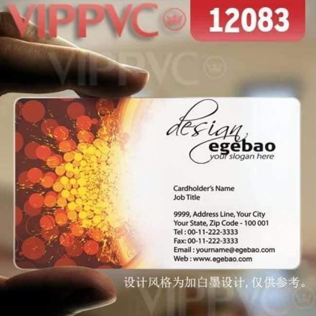 Planet Gates Matte Transparent Metal business cards uk - matte faces transparent card thin 0.36mm