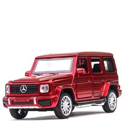 Planet Gates Matter red 1:32 Benzs G63 SUV Alloy Car Model Diecast Metal Off-road Vehicles Toy Car Model Simulation Sound Light Collection Kids Toy Gift