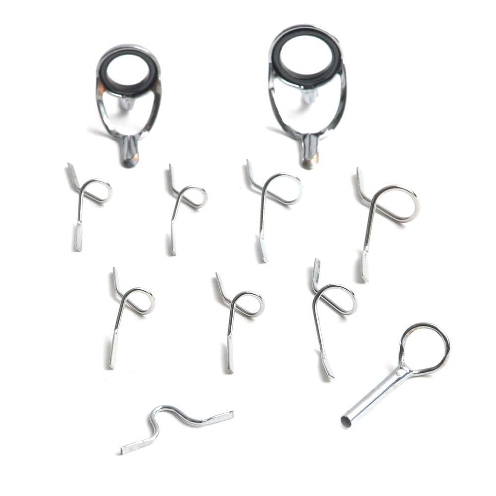 Planet Gates Maximumcatch 9ft 4wt to 10wt 11Pcs  Fly Rod Guides Set Titanium/Chrome Tip Hook Fly Fishing Accessory
