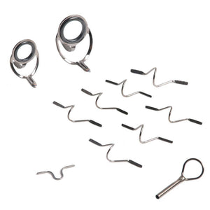 Planet Gates Maximumcatch 9ft 4wt to 10wt 11Pcs  Fly Rod Guides Set Titanium/Chrome Tip Hook Fly Fishing Accessory
