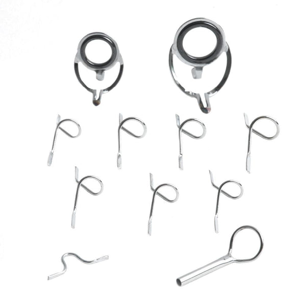 Planet Gates Maximumcatch 9ft 4wt to 10wt 11Pcs  Fly Rod Guides Set Titanium/Chrome Tip Hook Fly Fishing Accessory