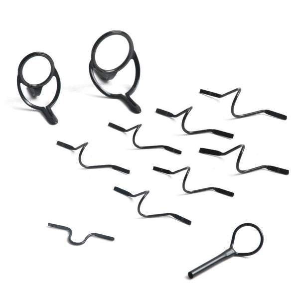 Planet Gates Maximumcatch 9ft 4wt to 10wt 11Pcs  Fly Rod Guides Set Titanium/Chrome Tip Hook Fly Fishing Accessory