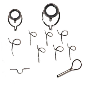 Planet Gates Maximumcatch 9ft 4wt to 10wt 11Pcs  Fly Rod Guides Set Titanium/Chrome Tip Hook Fly Fishing Accessory