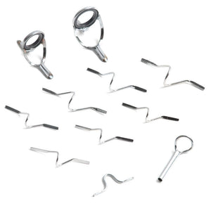 Planet Gates Maximumcatch 9ft 4wt to 10wt 11Pcs  Fly Rod Guides Set Titanium/Chrome Tip Hook Fly Fishing Accessory