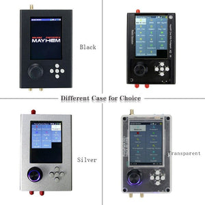 Planet Gates Mayhem Portapack H2 Hackrf One SDR Software Defined Radio 1MHz-6GHz Optional Metal Case Antennas kits DIY Fast Assemble