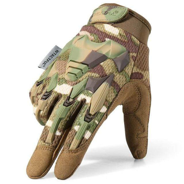 Planet Gates MC Camo / XL Outdoor Cycling Gloves Bike Windproof Sport Hiking Tactical Riding Motorcycle Shockproof MTB Full Finger Bicycle Glove Men Woman