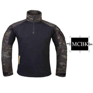 Planet Gates MCBK / L Multicam Combat Shirt Hunting Clothes G3 BDU Airsoft Tactical emerson Army Military Wargame Multicam Black Shirt