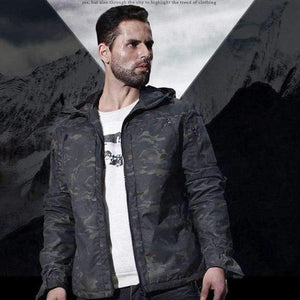 Planet Gates MCBK Multicam Camo Tactical Hunting Hoody Jacket CP Ripstop Field Hunting Jakcet CP for Outdoor Hunting Jacket with Hoody