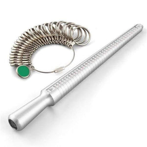 Planet Gates Measuring Tool Sets 4 In 1 Jewelry Measuring Tool Sets Ring Size Sticks Ring Mandrel American Calibration Ring Sizers Installable Two Ways Hammers