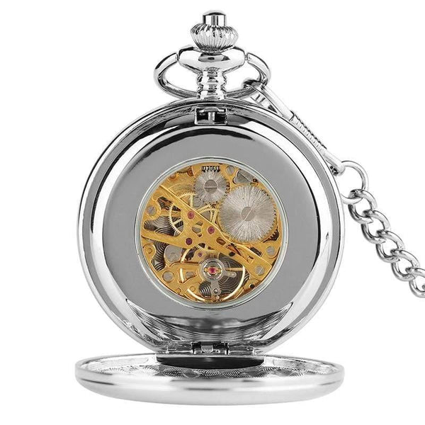 Planet Gates Mechanical Pocket Watch for Women Men Steampunk Chain Watches Gift Clock Top Brand Luxury reloj