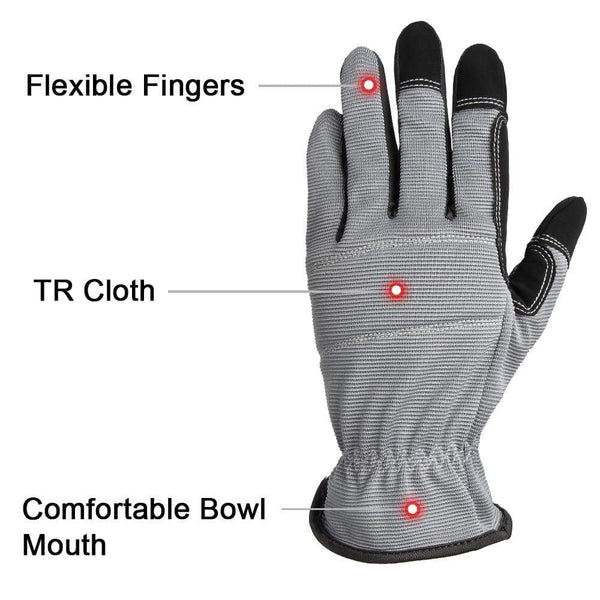 Planet Gates Mechanical  Running  Gloves Sports Outdoor Deerskin Leather Moto Racing Cycling Bike Gloves For Men Women