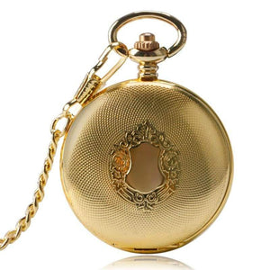 Planet Gates Mechanical Watch Chain Luxury Shield Case Skeleton Pendant Automatic Pocket Watch Men Women Roman Numeral Fob Watch