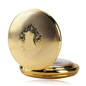 Planet Gates Mechanical Watch Chain Luxury Shield Case Skeleton Pendant Automatic Pocket Watch Men Women Roman Numeral Fob Watch