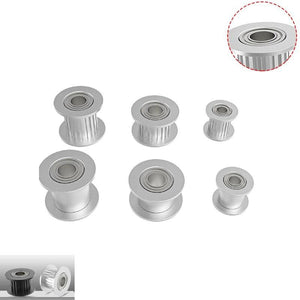 Planet Gates MEGA 20PCS GT2 Idler Pulley 20 Teeth 16 Teeth Bore 3mm 5mm with bearings 3D Printer Parts for 2GT Timing Belt Width 6mm 10mm