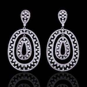 Planet Gates MEH664 Bridal Drop Earrings for Women Girls Fashion Engagement Wedding Jewelry Summer Dangle Earrings EH983