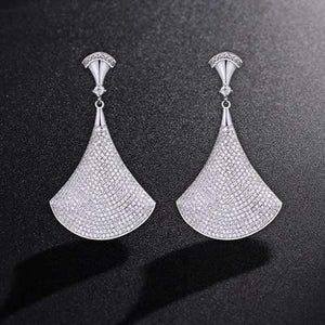 Planet Gates MEH801 Bridal Drop Earrings for Women Girls Fashion Engagement Wedding Jewelry Summer Dangle Earrings EH983
