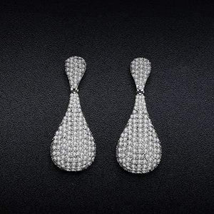 Planet Gates MEH805 Bridal Drop Earrings for Women Girls Fashion Engagement Wedding Jewelry Summer Dangle Earrings EH983