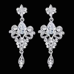 Planet Gates MEH983 Bridal Drop Earrings for Women Girls Fashion Engagement Wedding Jewelry Summer Dangle Earrings EH983