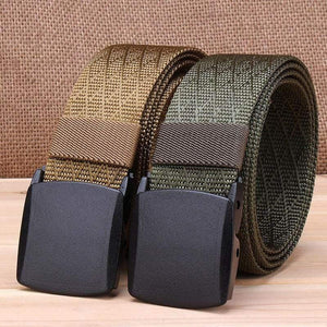 Men and Women Canvas Nylon Belt Fashion Automatic Buckle Belts Women Outdoor Tactical Belt Military Male Strap Waist Belts
