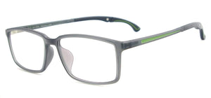 Planet Gates Men and Women Lightweight TR90 Spectacles Rectangular Sport Eyewear Frame With Anti Slip Holder For Multifocal Myopia Lenses