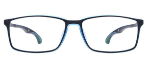 Planet Gates Men and Women Lightweight TR90 Spectacles Rectangular Sport Eyewear Frame With Anti Slip Holder For Multifocal Myopia Lenses