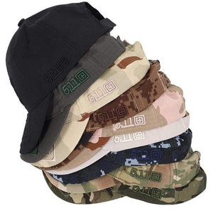 Planet Gates Men And Women Personality 511 Baseball Cap Army Green Camouflage Outdoor Tactical Jungle Hat 5.11 Magic Sticker Military Cap