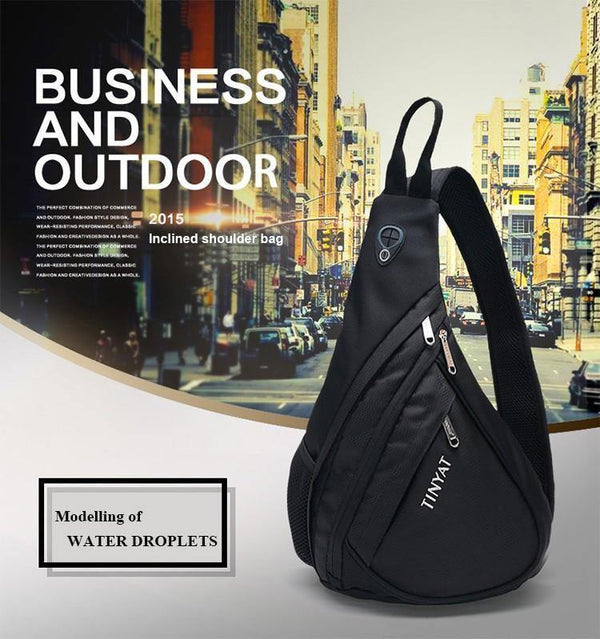 Planet Gates Men Bag Men Shoulder Sling Bag pack USB Waterproof Messenger Crossbody Bag Black Travel women chest bag for ipad T509