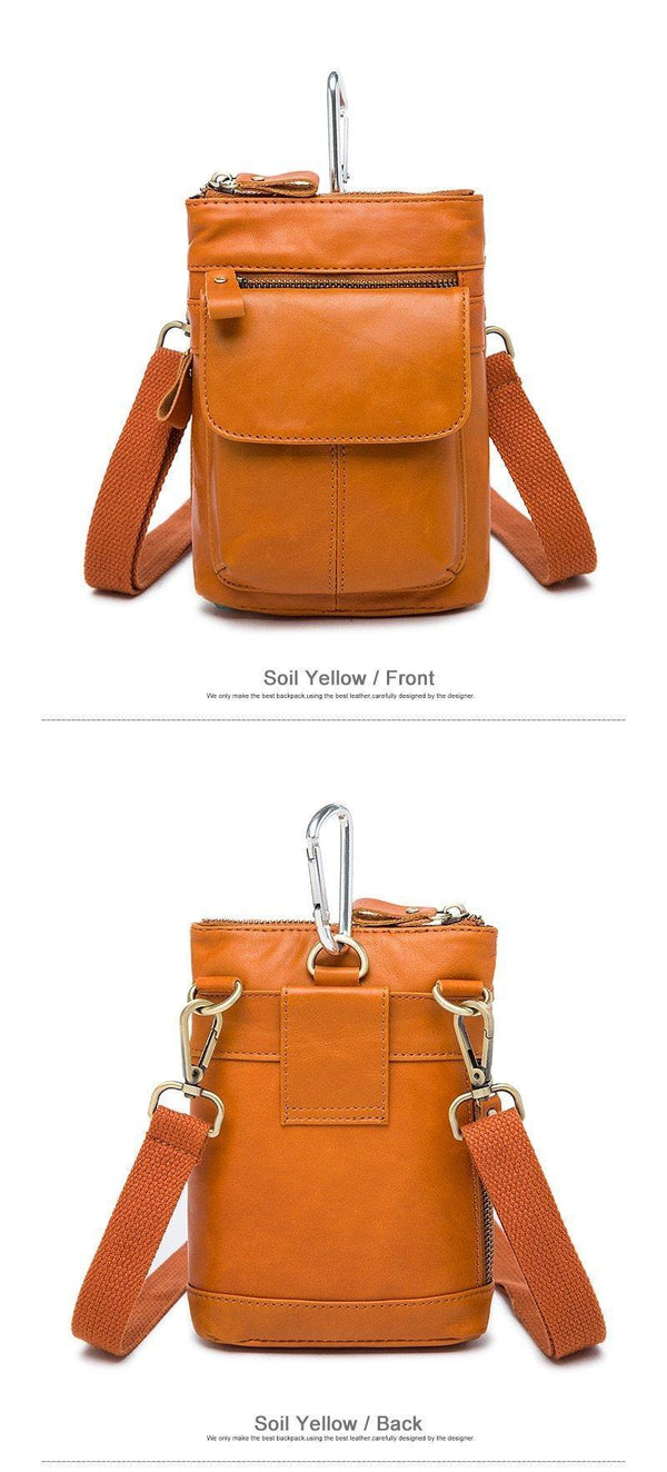 Planet Gates Men Bags Genuine Leather Waist Pack Small Crossbody Messenger Bag Men Shoulder Bags Belt Phone Pouch Bag Male Pouch 8868