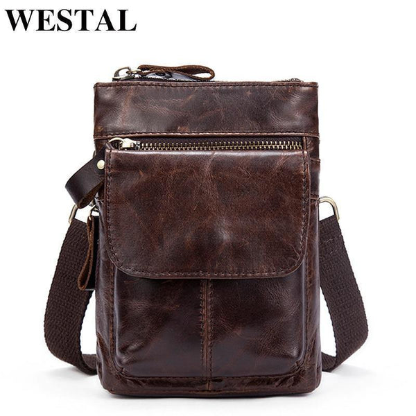 Planet Gates Men Bags Genuine Leather Waist Pack Small Crossbody Messenger Bag Men Shoulder Bags Belt Phone Pouch Bag Male Pouch 8868
