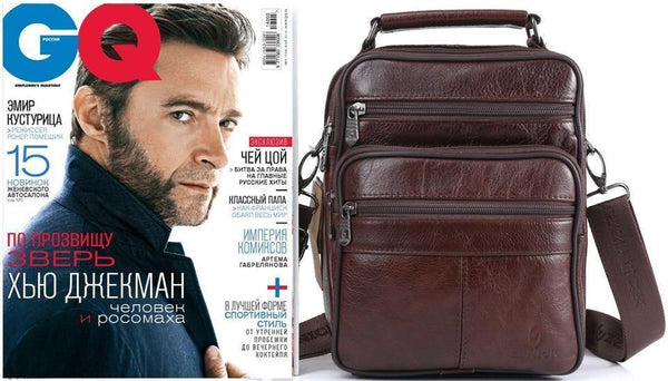 Planet Gates Men Bags Ipad Handbags Sheepskin Leather Male Messenger Purse Man Crossbody Shoulder Bag Men's Travel Bags  8101