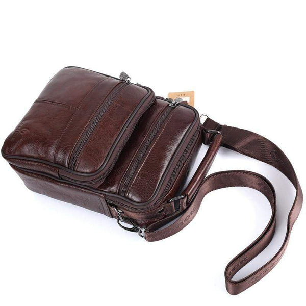 Planet Gates Men Bags Ipad Handbags Sheepskin Leather Male Messenger Purse Man Crossbody Shoulder Bag Men's Travel Bags  8101