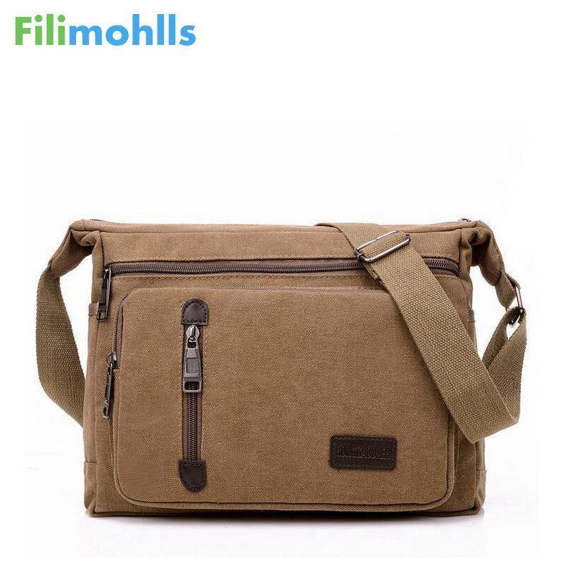 Planet Gates Men Bags Vintage Canvas Messenger Bags  Designer Brand Men's Fashion Crossbody Shoulder Bag Male Casual Travel Bag S951